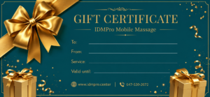 60 Minute Massage Gift Card in Toronto and Mississauga for Wellness and Relaxation