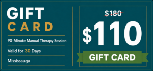 90-Minute Manual Therapy Gift Card by Artem Valchenko | IDMPro Mississauga